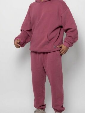 Comfit Men's Mauve Relaxed Sweatpants